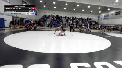 138 lbs Cons. Round 4 - Valynn Kwan, Unattached vs Rontaysia Payne, Unattached