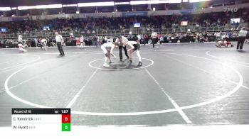 122 lbs Round Of 16 - Carter Kendrick, Canton Wrestling Club vs Wesley Hyatt, Ascension Titans