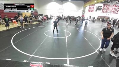 150 lbs Round 1 - Logan Covert, San Marcos High School vs Lincoln Chung, All American WC