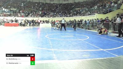 123 lbs Round Of 64 - Brayden McGilbray, Ada vs Oryon Maldanado, Yukon