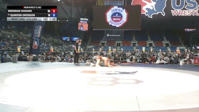 215 lbs Cons. Rd Of 32 - Brendan Hughes, Washington vs Quinton Ortegon, Wisconsin
