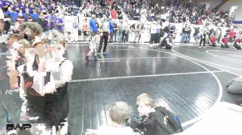 55 lbs Quarterfinal - Henry Hicks, Morris Wrestling Association vs Hayden Roth, Berryhill Wrestling Club