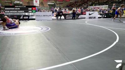 Champ. Round 1 - Sebastian Calvo, Revival School Of Wrestling vs Sean Anthony Ramos, Folsom High School Wrestling