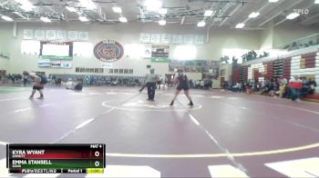 132 lbs Cons. Round 6 - Kyra Wyant, Emmett vs Emma Stansell, Kuna