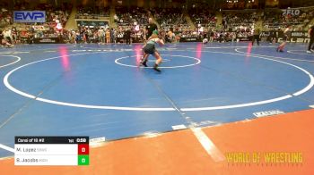 61 lbs Consi Of 16 #2 - Miguel Lopez, Southwest Stallions WC vs Brady Jacobs, Michigan West