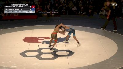 106 lbs 1st Place Match - Sebastian Gutierrez, California vs Cameron Bartlow, California
