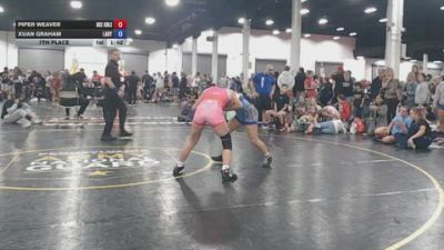 125 lbs 7th Place - Piper Weaver, Okie Girls - GK12E vs Xuan Graham, Lady Assassins - GK12E