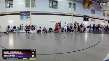 138 lbs Cons. Round 4 - Owen Porterfield, Contenders Wrestling Academy vs Chase Kline, Contenders Wrestling Academy