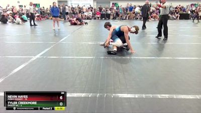 126 lbs Round 2 (6 Team) - Nevin Hayes, Funky Monkey vs Tyler Creekmore, Eagles WC