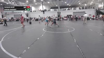 132 lbs Finals (8 Team) - Taysean Giles, Mat Assassins Red vs Carter Haughey, Division-1