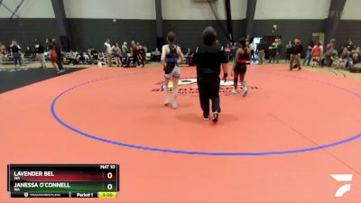 132 lbs Semifinal - Lavender Bel, WA vs Janessa O`Connell, WA