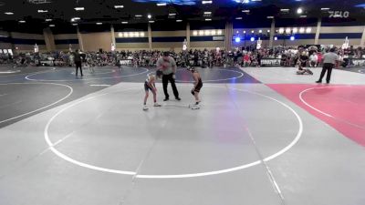 66 lbs Round Of 16 - Asher Ruybal, San Luis Valley WC vs Levi Angel, SoCal Hammers