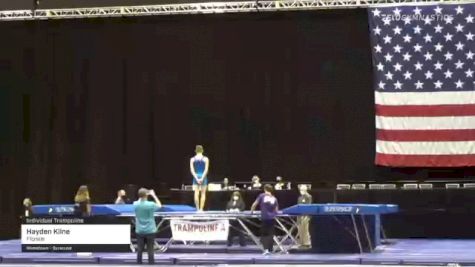 Hayden Kline - Individual Trampoline, Flipside - 2021 USA Gymnastics Championships