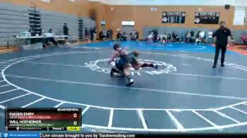 98 lbs Quarterfinal - Will Hofheimer, Anacortes Hawkeyes Wrestling C vs Masen Emry, White River Hornets Wrestling