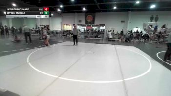 116 lbs Semifinal - Layli Farhoumand, Coast Wr Acd vs Jayden Murillo, Deep Waters RTC