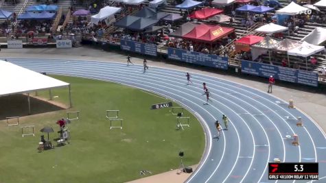 Youth Girls' 4x100m Relay, Semi-Finals 1 - Age 12