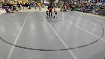 45 lbs Champ. Round 1 - Chase Calmus, Howard Youth Wrestling vs Wylde Voegeli, BERESFORD