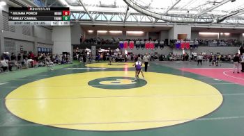126 lbs Round Of 16 - Juliana Porcu, North Branford* vs Emilly Cabral, Trumbull