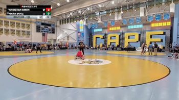 126 lbs Cons. Round 2 - Gavin Booz, Concord H S vs Christian Smith, William Penn H.S.