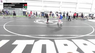S-133 lbs 7th Place - Joseph Johnson, OH vs Jack Goeke, OH