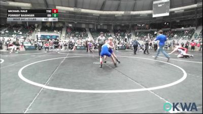 73 lbs Consi Of 8 #2 - Michael Hale, Talihina Youth Wrestling Club vs Forrest Basinger, HURRICANE WRESTLING ACADEMY