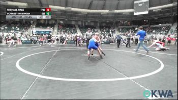 73 lbs Consi Of 8 #2 - Michael Hale, Talihina Youth Wrestling Club vs Forrest Basinger, HURRICANE WRESTLING ACADEMY