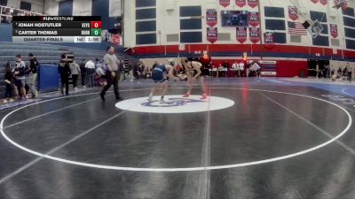 121 lbs Quarterfinal - Jonah Hostutler, Keystone Oaks vs Carter Thomas, Burrell