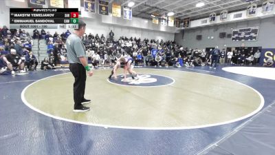 190 lbs Champ. Round 1 - Maksym Yemelianov, Santiago/GG vs Emmanuel Sandoval, Camarillo