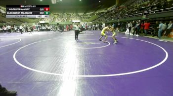 134 lbs 7th Place - Aiden Fernandez, Clovis vs Alexander Marquez, Golden Valley (Bakersfield)