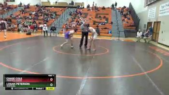 138 lbs Champ. Round 1 - Chase Cole, Mansfield Senior vs Logan Peterson, Vermilion