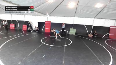 120 lbs Cons. Round 4 - Emily Romero, Legacy Wrestling Center vs April Alvarez, Team Thunder