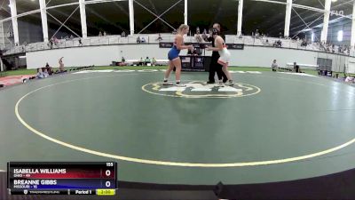155 lbs Round 3 (4 Team) - Isabella Williams, Ohio vs Breanne Gibbs, Missouri