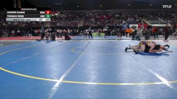 120 lbs Cons. Round 2 - Thomas Winn, Burns vs Hunter Danks, Mountain View, Oregon