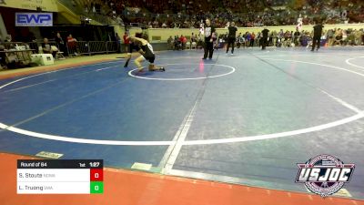 119 lbs Round Of 64 - Sage Stoute, NORTH DESOTO WRESTLING ACADEMY vs Lenox Truong, Shelton Wrestling Academy