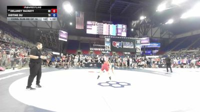 110 lbs Cons. Sub-rd Of 16 - Delaney Tackett, OH vs Justine Su, TN