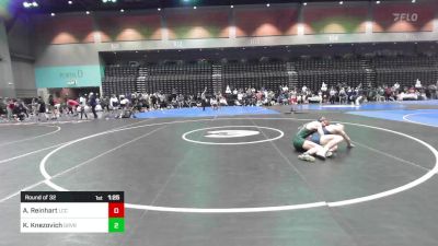 132 lbs Round Of 32 - Alex Reinhart, La Costa Canyon vs Kale Knezovich, Green River