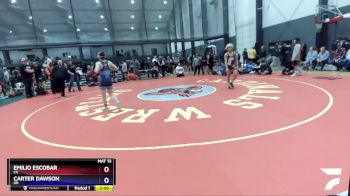 113 lbs Champ. Round 2 - Emilio Escobar, CA vs Carter Dawson, OR