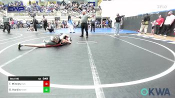 57 lbs Rr Rnd 3 - Lennon Phipps, Hilldale Youth Wrestling Club vs Emersyn Edge, Piedmont