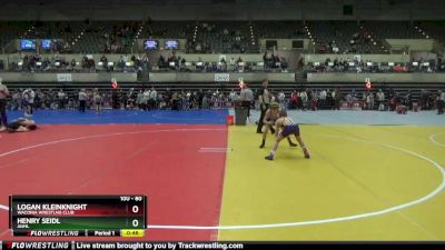 80 lbs Semifinal - Henry Seidl, ANML vs Logan Kleinknight, Waconia Wrestlng Club