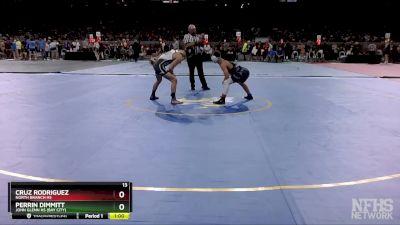 D2-132 lbs Cons. Round 2 - Cruz Rodriguez, North Branch HS vs Perrin Dimmitt, John Glenn HS (Bay City)