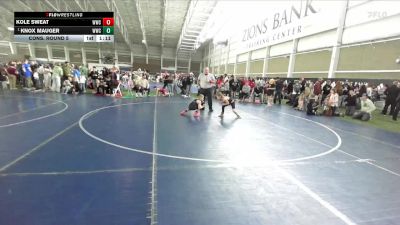 76 lbs Cons. Round 5 - Knox Mauger, Westlake Wrestling Club vs Kole Sweat, Wasatch Wrestling Club