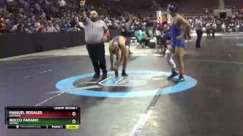 5A 152 lbs Champ. Round 1 - Anthony Fuentes, Carlsbad vs Adan Chavez, Santa Fe