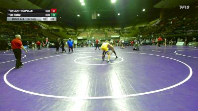 157 lbs 3rd Place - Dylan Tirapelle, Clovis vs Jr Cruz, Clovis North