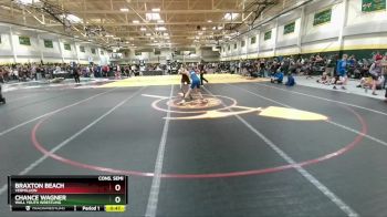 115 lbs Cons. Semi - Braxton Beach, Vermillion vs Chance Wagner, Wall Youth Wrestling