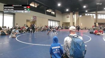 70 lbs Semifinal - Ryan Bassiri, Capital City Wrestling Club vs Jett Willard, Rayne Wrestling Club