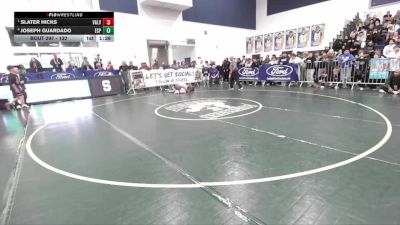 132 lbs Semifinal - Slater Hicks, Valencia/Valencia vs Joseph Guardado, Esperanza