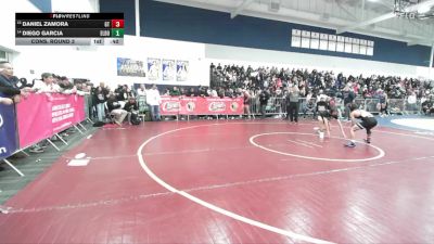106 lbs Cons. Round 3 - Diego Garcia, El Dorado vs Daniel Zamora, Grand Terrace