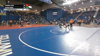 100 lbs Cons. Round 5 - Gianna Loss, Council Rock South vs Alysa Patel, Paramus Catholic