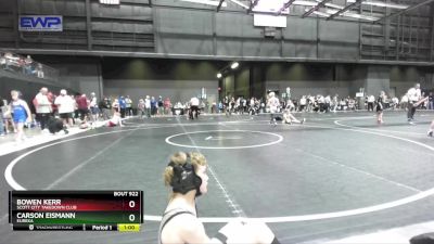 88 lbs Quarterfinal - Bowen Kerr, Scott City Takedown Club vs Carson Eismann, Eureka