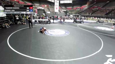 117 lbs Semis - Samson Zamora, Dethrone Wrestling Club vs Gabriel Lira, Inland Elite Wrestling Club